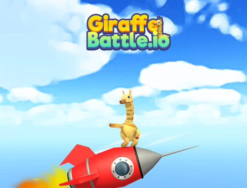 Leikur Giraffe bardaga io  á netinu