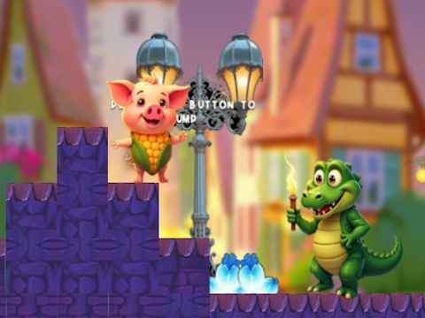 Leikur Piggy korn  á netinu