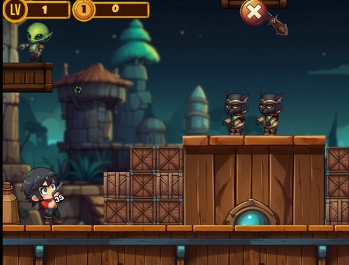 Leikur Zombie knockdown  á netinu