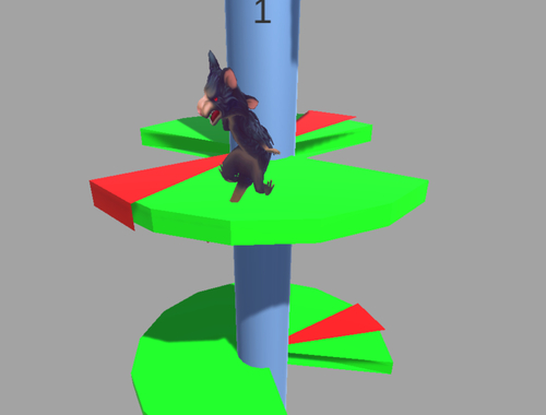 Leikur Ratomilton Helix Jump  á netinu