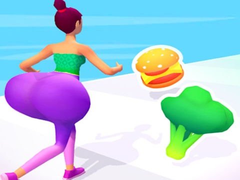 Leikur Twerk það! Body Race 3d  á netinu