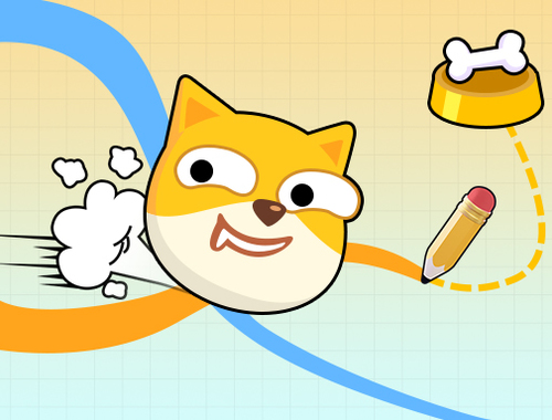 Leikur Doge Rush Draw Home Puzzle  á netinu