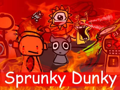 Leikur SPRUNKY DUNKY  á netinu