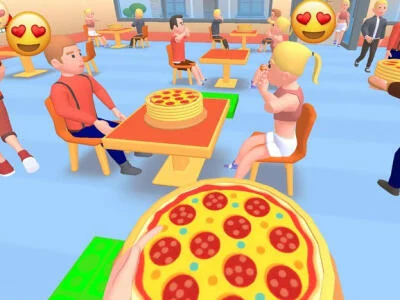 Leikur Pizza hermir  á netinu