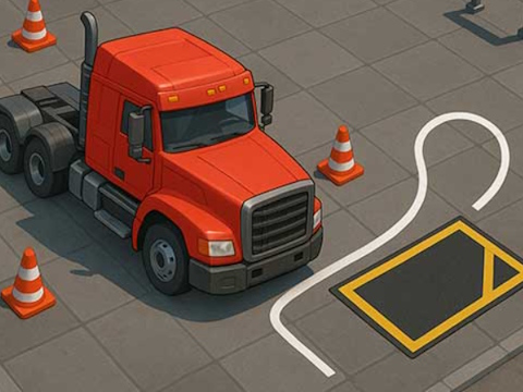 Leikur Truck Simulator Extreme Park  á netinu