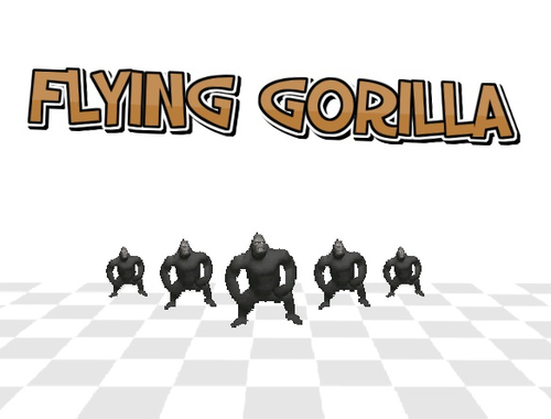 Leikur Flying Gorilla 3d  á netinu