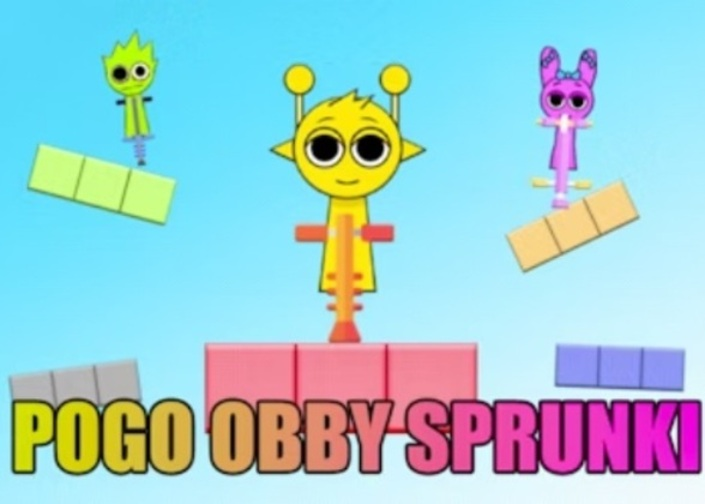 Leikur Pogo Obby Sprunki  á netinu