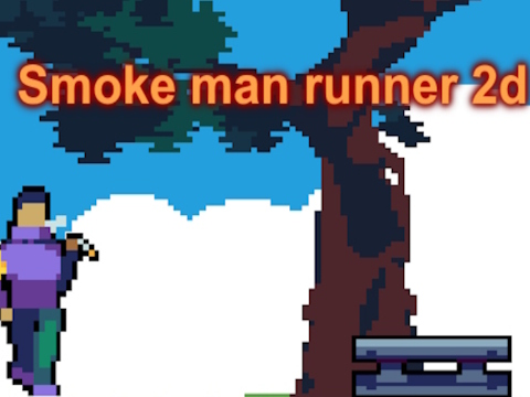 Leikur Smoke Man Runner 2d  á netinu