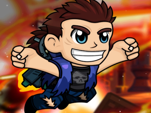 Leikur Uppörvun Jetpack Hero  á netinu