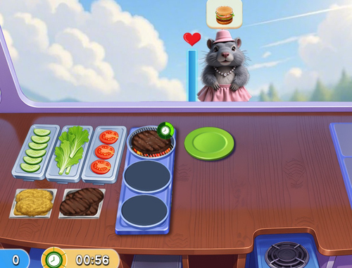 Leikur Marmot Diner Dash  á netinu
