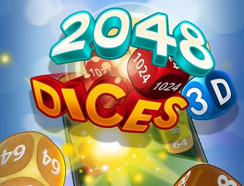 Leikur Teningar 2048 3d  á netinu
