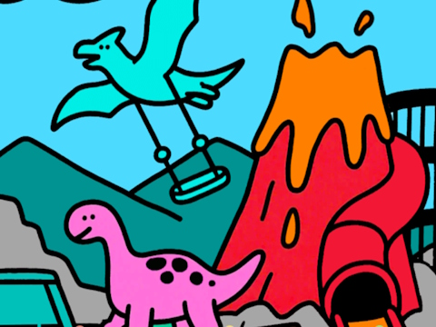 Leikur Litur eftir Code Dino Park  á netinu