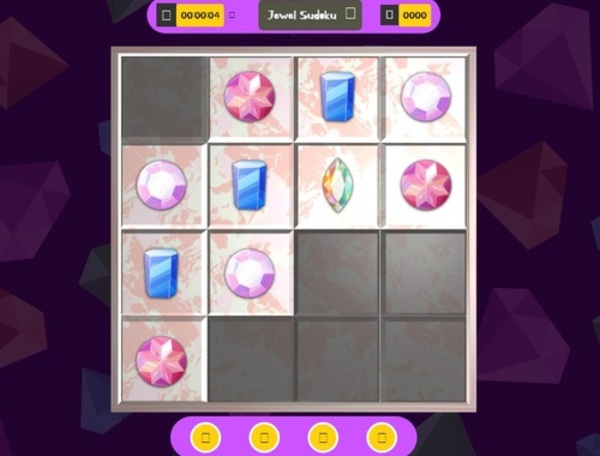 Leikur 3D Jewel Sudoku  á netinu