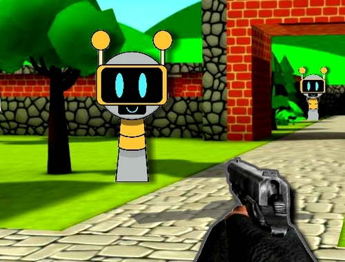 Leikur Sprunki 3d Shooter  á netinu