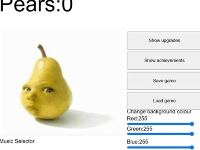 Leikur Baby Pear Clicker 2  á netinu