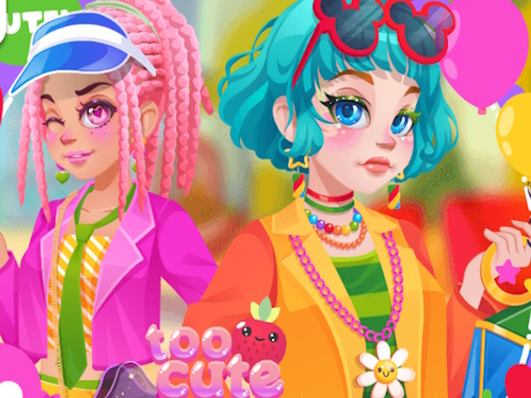 Leikur Girly quirky útlit  á netinu