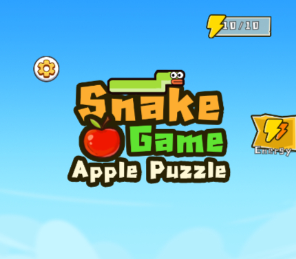 Leikur Snake Puzzle Apple leikur  á netinu