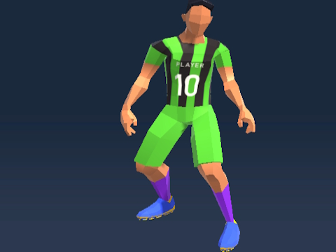 Leikur Fótbolta þjóta 3d  á netinu