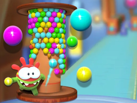 Leikur Om nom tower 3d  á netinu