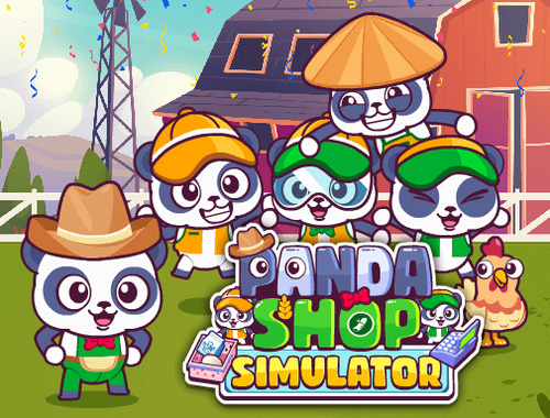 Leikur Panda Shop Simulator  á netinu