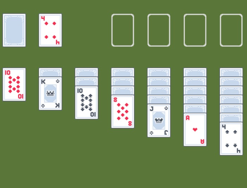 Leikur Klondike Card Quest  á netinu