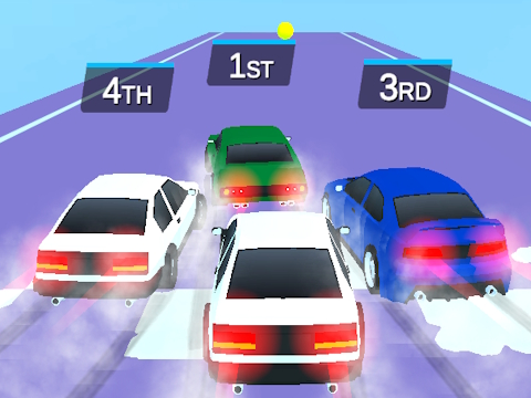 Leikur Turbo Stunt Racing  á netinu