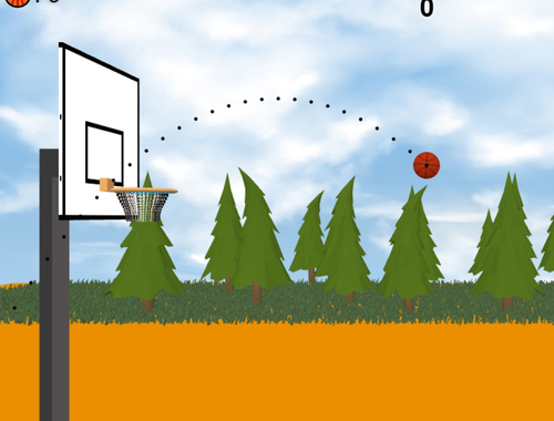 Leikur Körfuboltagarður  á netinu