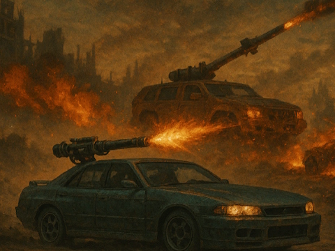 Leikur Twisted Auto Metal  á netinu