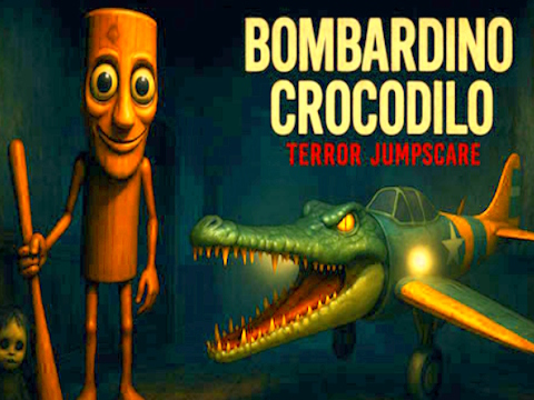 Leikur Bombardino Crocodilo Terror Jumpscare  á netinu