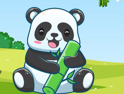 Leikur Pikkaðu á Panda!  á netinu
