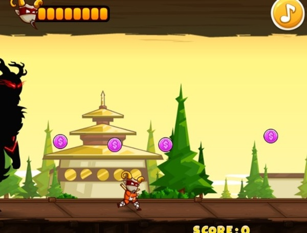 Leikur Warrior Run  á netinu