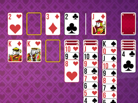 Leikur Solitaire Girls 2  á netinu