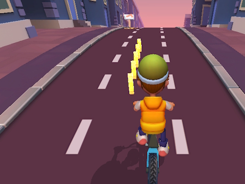 Leikur Paper Boy Race Running Game  á netinu
