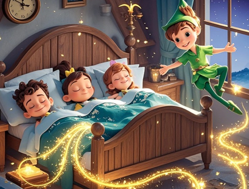 Leikur Finndu muninn: Peter Pan  á netinu