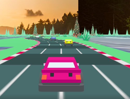 Leikur Háhraða elta 3D  á netinu