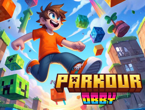 Leikur Parkour Obby  á netinu