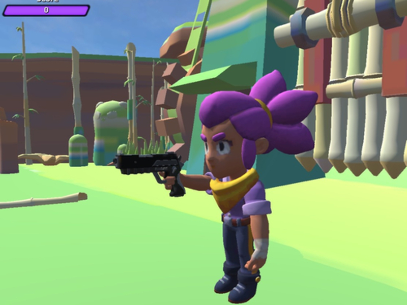 Leikur Brawlers 3d Shooter Stars á netinu