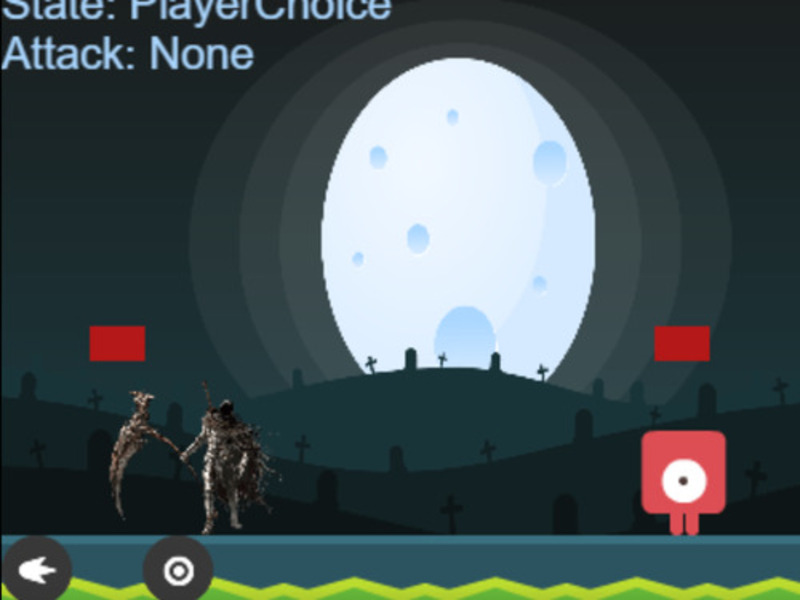 Leikur Grim Reaper Graveyard Battle á netinu