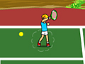 Leikur Snúinn tennis  á netinu