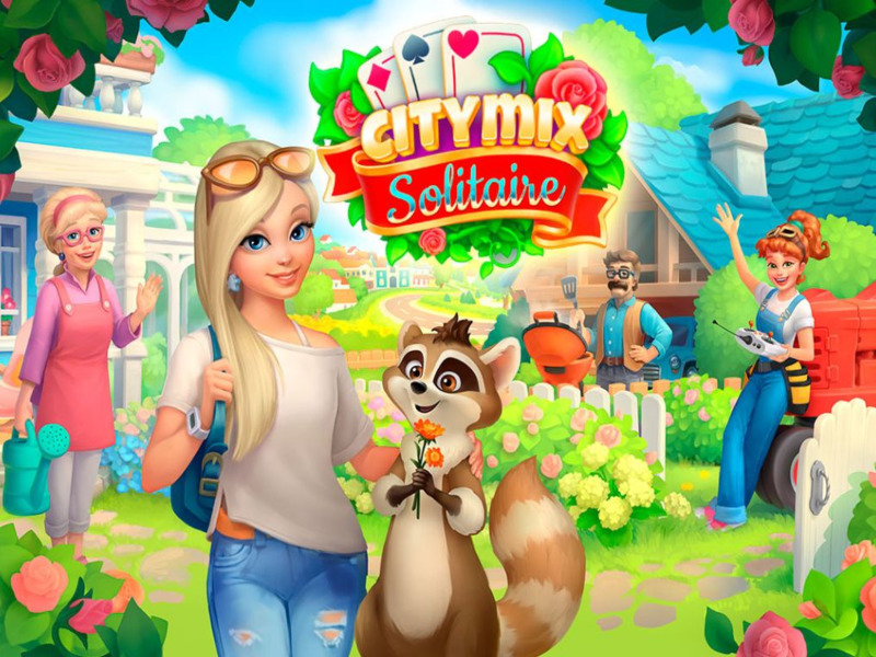 Leikur City Mix Solitaire á netinu