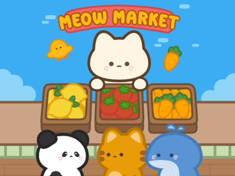 Leikur Meow markaður á netinu