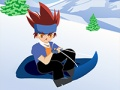 Leikur Beyblade Snowsled á netinu