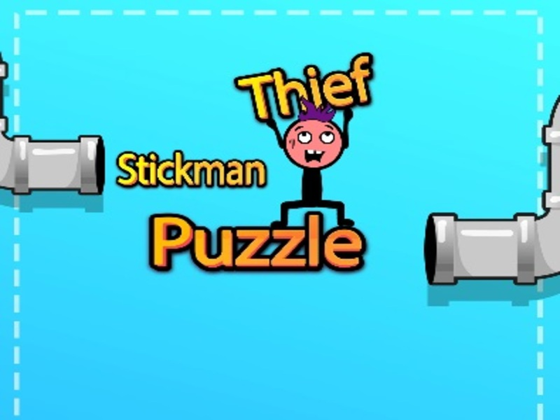 Leikur Stickman Thief Puzzle á netinu