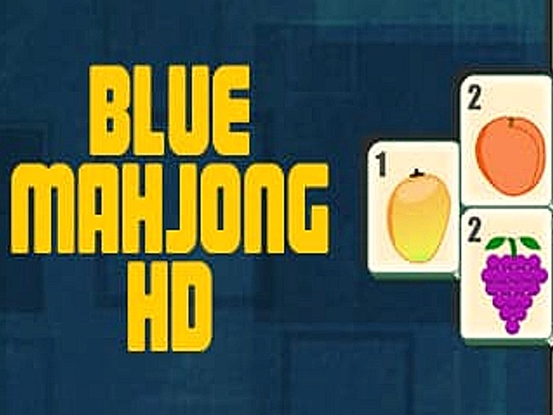 Leikur Blár Mahjong á netinu