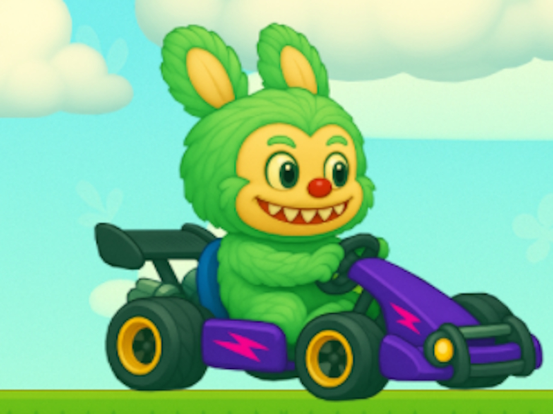 Leikur Labubu Gokart á netinu