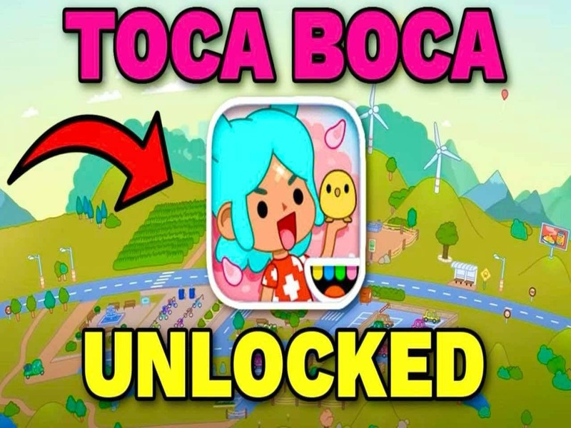 Leikur Toca Boca Allt ólæst á netinu