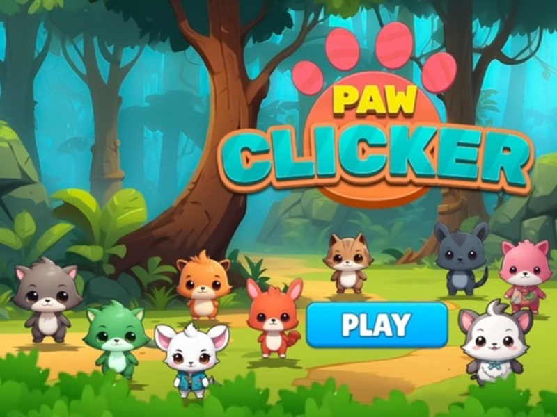 Leikur Paw smellir á netinu