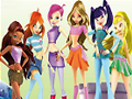 Leikur Winx Club Puzzle Collection  á netinu