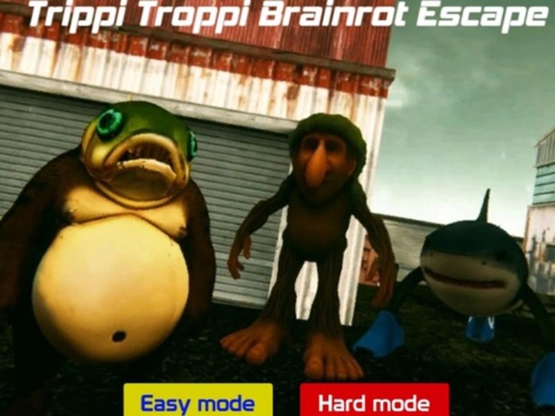Leikur Trippi Troppi Brainrot flýja á netinu