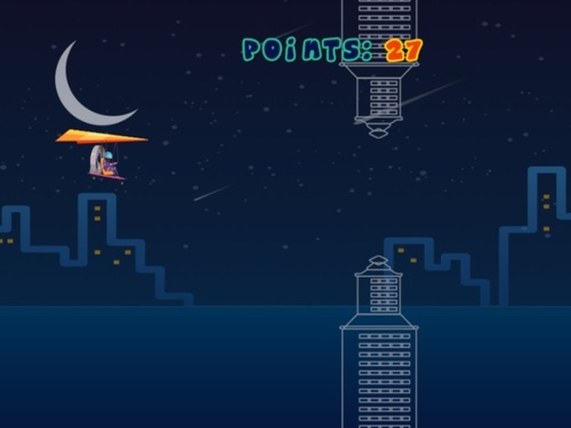 Leikur Midnight Sky Runner á netinu